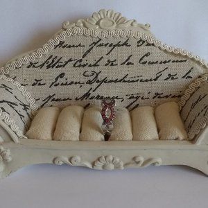 Ruby & Topaz Silver Ring